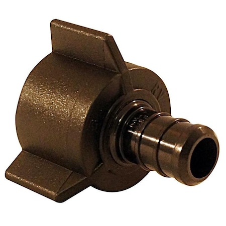 Valves ApolloPEX Swivel Adapter Series Swivel Pipe Adapter, 12 In, Barb X FPT, Poly Alloy